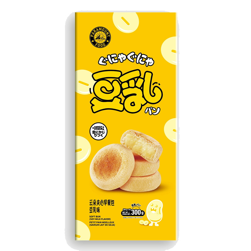 云朵夹心早餐包豆乳味300g