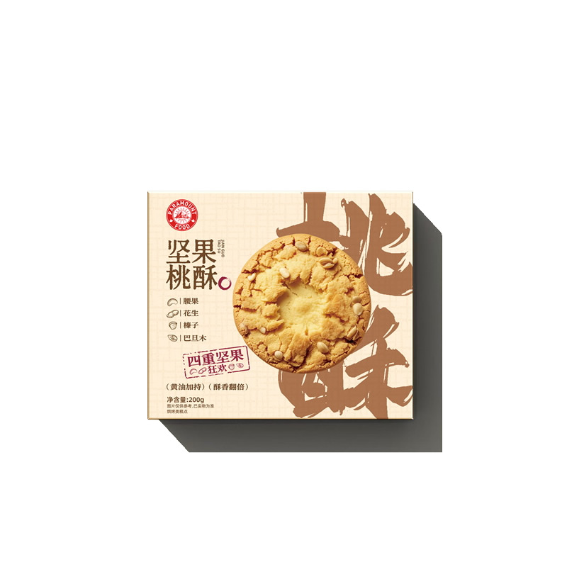 坚果桃酥200g