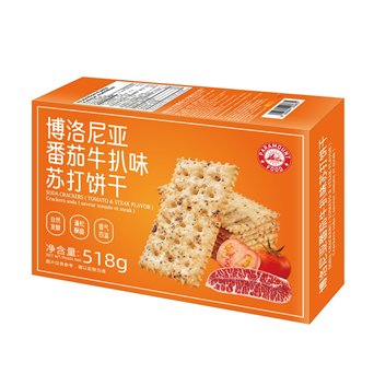 博洛尼亚番茄牛扒味苏打饼干518g