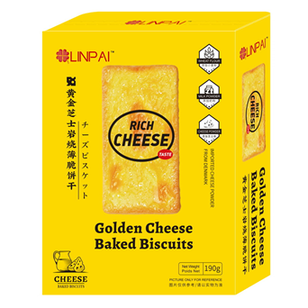 黄金芝士味岩烧薄脆饼干190g